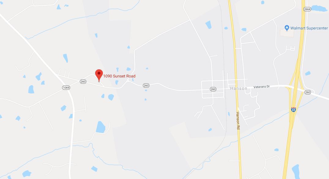 Hanson road crash map